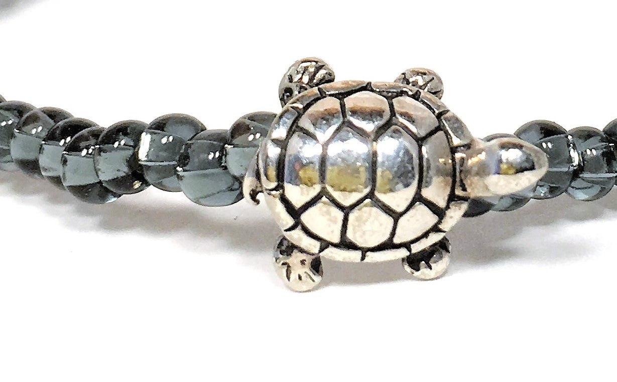 Turtle Bracelet,silver Charm Bracelet,tortoise Bracelet,hawaii  Jewelry,bohemian Jewelry,men's Bracelet,charm Bracelet by Taneesi - Etsy