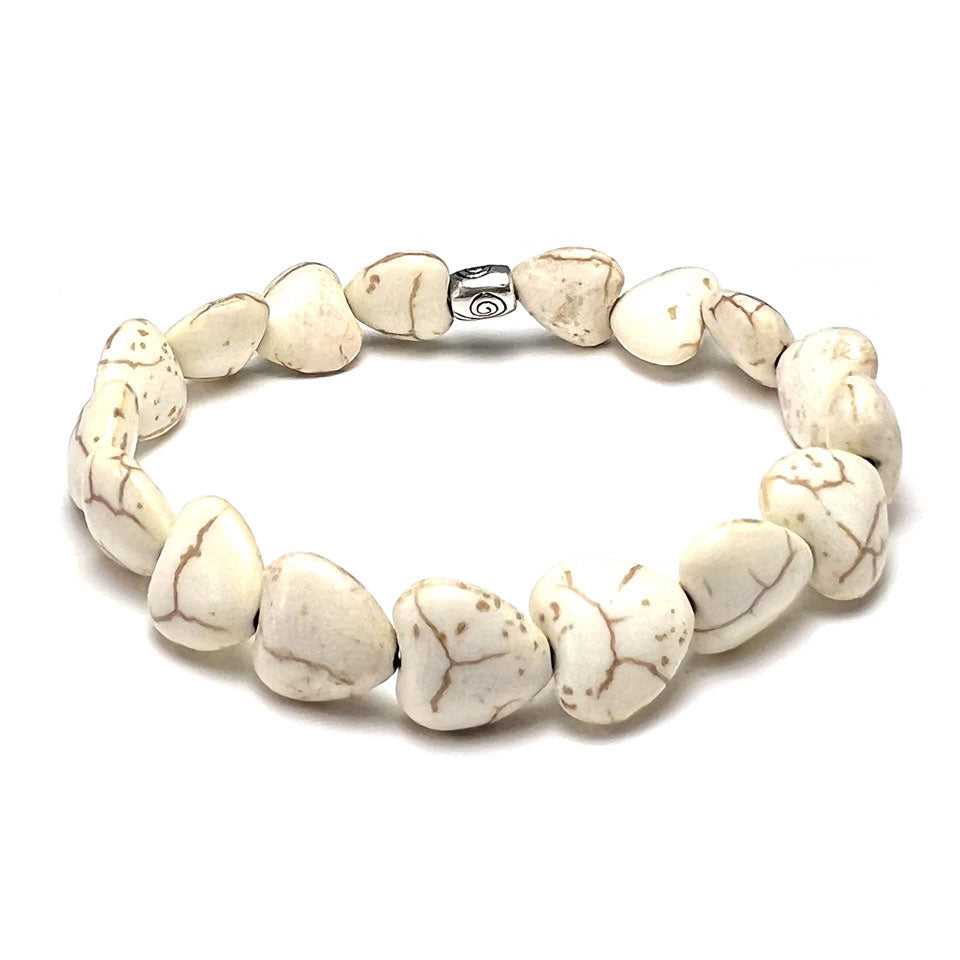 Heart Puffy Ivory Bracelet